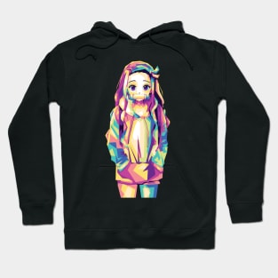 Cute nezuko anime demon slayer Hoodie